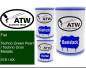 Preview: Fiat, Techno Green Pearl / Techno Grün Metallic, 019 / AX: 500ml Lackdose + 500ml Klarlack + 250ml Härter - Set, von ATW Autoteile West.